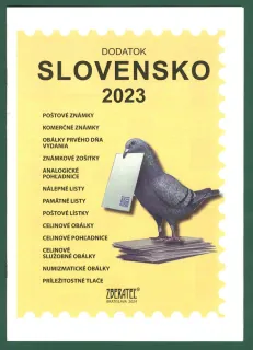 Špecializovaný katalóg známok Slovensko -Dodatok Slovensko 2023