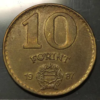 10 Forint 1987