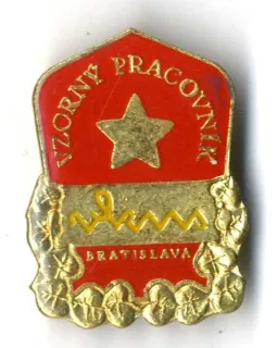 Vyznamenanie - Vzorný pracovník - Bratislava