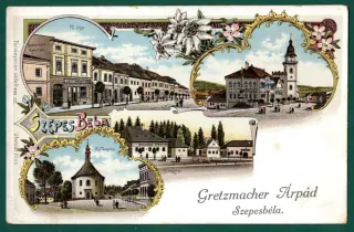 Spišská Belá - reklamná pohľadnica