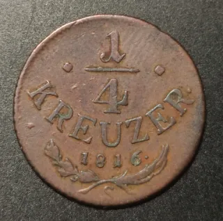 1/4 Kreuzer 1816 S