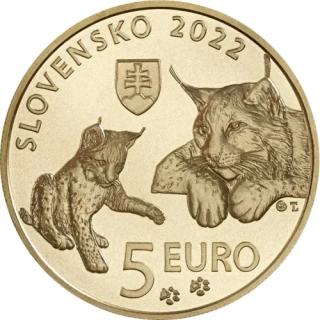 5 € Slovensko 2022 - Rys ostrovid