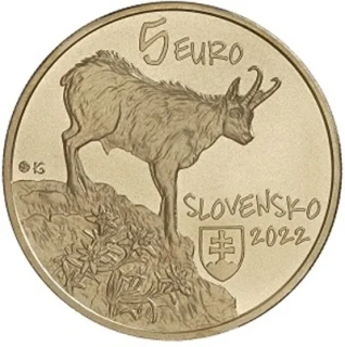 5 € Slovensko 2022 - Kamzík vrchovský tatranský