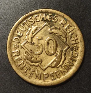50 Rentenpfennig 1924 D