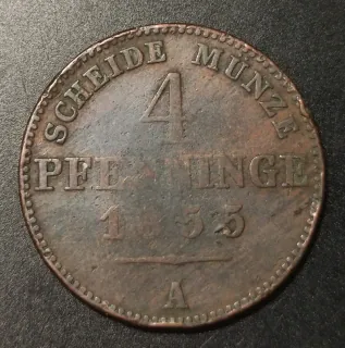 4 Pfennig 1855 A