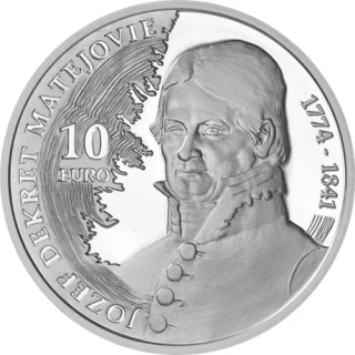 2024/072, 10€ - Jozef Dekret Matejovie PROOF