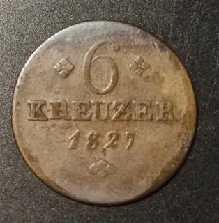 6 Kreuzer 1827