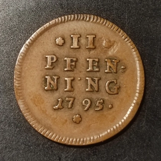 2 Pfennig 1795