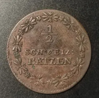1/2 Batzen 1807