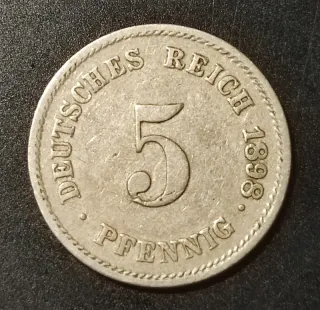5 Pfennig 1898 G
