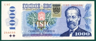 SK06/ 1000 Sk - Slovensko - Séria U, 1985
