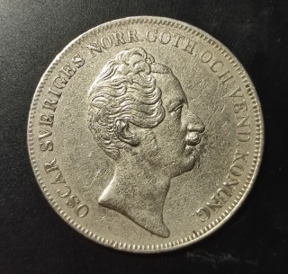 1 Riksdaler Specie 1855