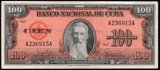100 Pesos 1959 - Kuba