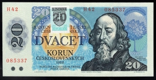 SK01/ 20 Sk - Slovensko - 1988 aUNC