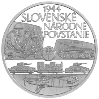 2024/075, 10€ - 80. výročie Slovenského národného povstania PROOF