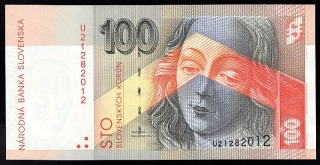 SK37/ 100 Sk - Slovensko - Séria U, 2001 aUNC