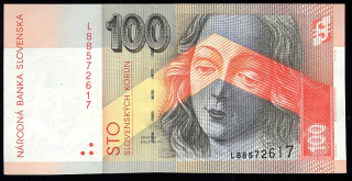 SK37/ 100 Sk - Slovensko - Séria L, 2001 aUNC
