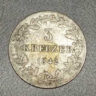 3 Kreuzer 1842