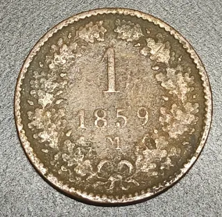 1 Kreuzer 1859 M