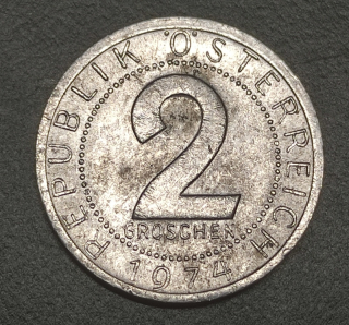 2 Groschen 1974