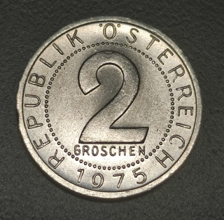 2 Groschen 1975