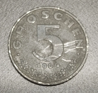 5 Groschen 1964