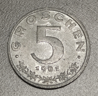 5 Groschen 1981