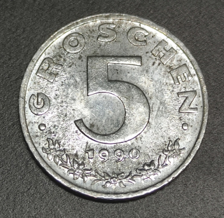 5 Groschen 1990