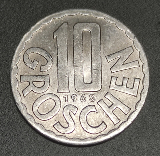 10 Groschen 1968