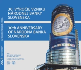 2023 Sada Slovenských Euro mincí - 30. Výročie vzniku Národnej Banky Slovenska