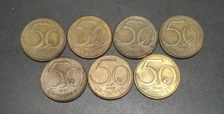 LOT 50 Groschen 1963-69