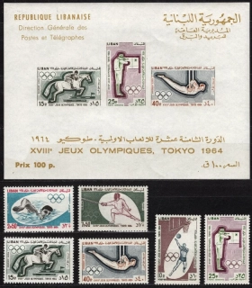 0888-0893 + BL 27 Šport
