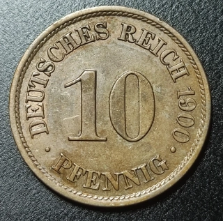 10 Pfennig 1900 A
