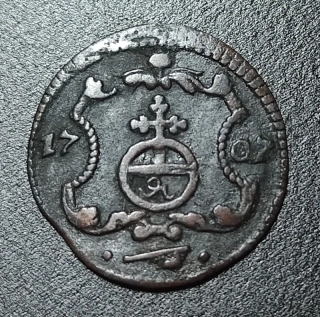 1 Pfennig 1707 I. L. H. 