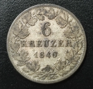 6 Kreuzer 1840