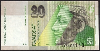 SK36/ 20 Sk - Slovensko - Séria J, 2001