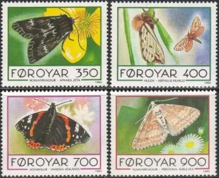 0252-0255 Motýle