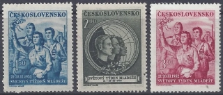 0637-0639** Svetový týždeň mládeže