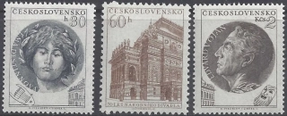 0757-0759** 70 rokov ND v Prahe
