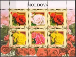 0805-0808/BL63 Kvety