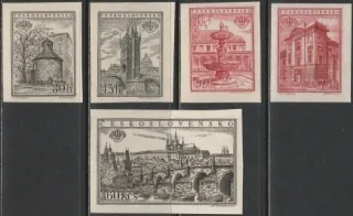 0853-0857B** Praga 1955