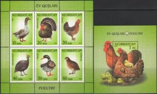 0956-0961+BL119 Vtáky