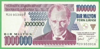 1000000 Lira - Turecko