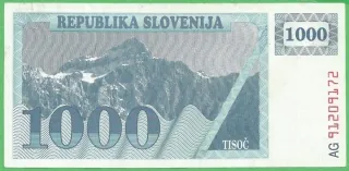 1000 Tolarjev - Slovinsko