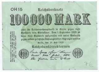 100 000 Mark - Nemecko
