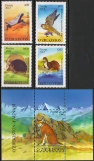 1020-1023/BL63 Fauna