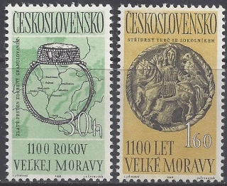 1316-1317** 1100. výr. Veľkej Moravy