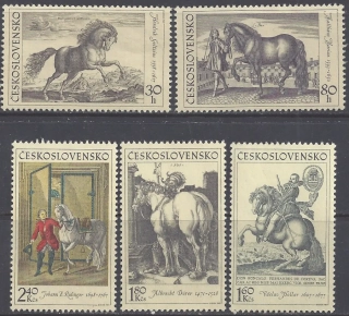 1760-1764**  Jazdectvo - staré rytiny