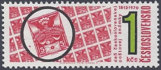 1868** Deň čs. poštovej známky
