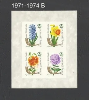 1971-1974/BL39 B ** Kvety